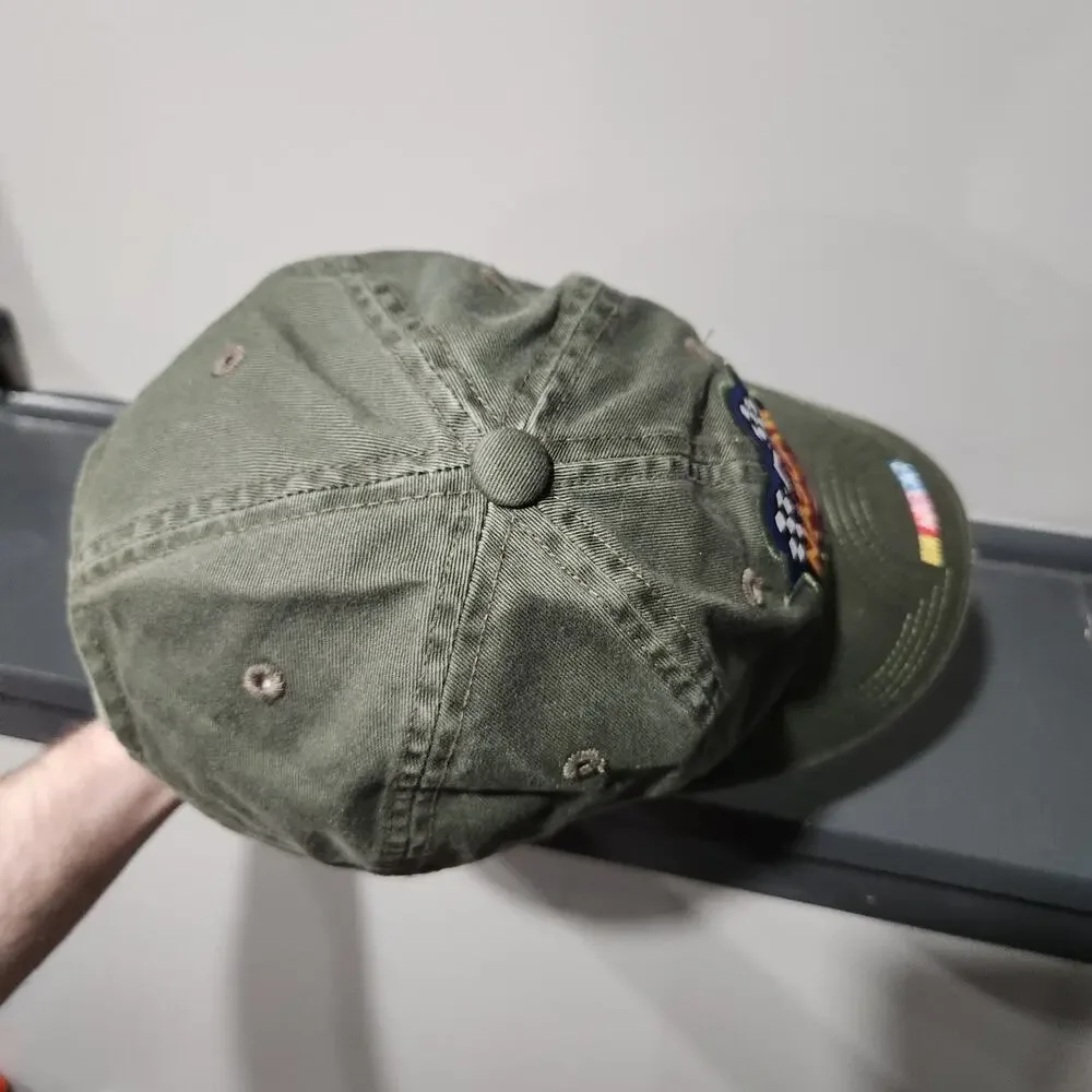 VTG 90s NASCAR Racing Cafe Las Vegas American‎ Needle Strapback Hat Cap Racecar